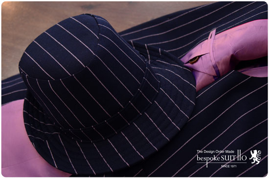 ★FRONTIER / HARRISONS of EDINBURGH Stripe <br />
<br />
Suits + Hat　八幡西区_Ｉ様<br />
