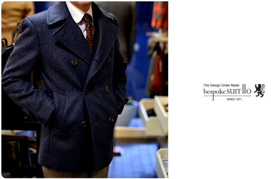 ★order pea coat AIRFORCE BLUE / ABRAHAM MOON<br />
