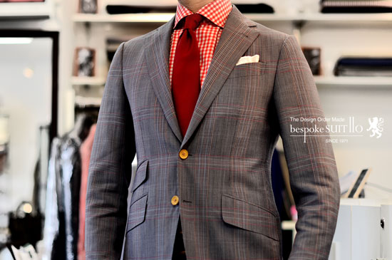 order suits ： H.LESSER & SONS  / vintage cloth bespokeSUIT110